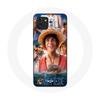Чехол - One Piece - Samsung Galaxy A03 - Мягкий - Белый - Арты Луффи Сезон 1