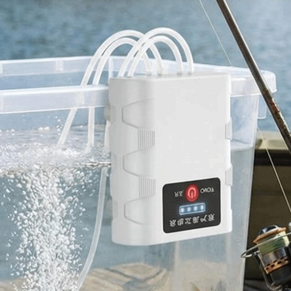 High Air Flow Fish Tank Air Pump USB Rechargeable Aquarium Aerator Aquarium Oxygen Pump Fishing