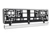 License Plate Frame, Brushed Steel Look