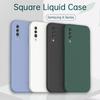 Camera Protect Soft Phone Case for Samsung Galaxy A30S A50 A50S A70 Liquid Silicone Couples Cover A 30 50 70 S E