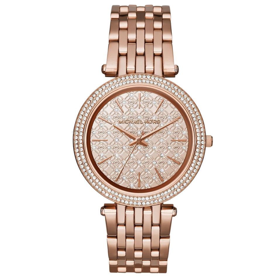 Michael Kors Женские часы MK3399 Darcy Rose Dial цвета розового золота