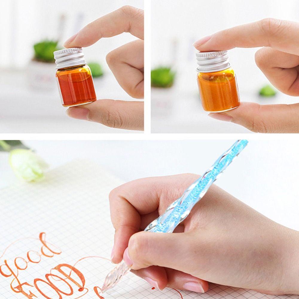 7 мл безуглеродные чернила для рисования перьевой ручки, цветные чернила для заправки, школа, офис