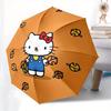 1pc Hello Kitty Autumn Leaves Umbrella with Plastic Handle,Suitable for All Seasons Home Travel Outdoor UmbrellaSanlio254