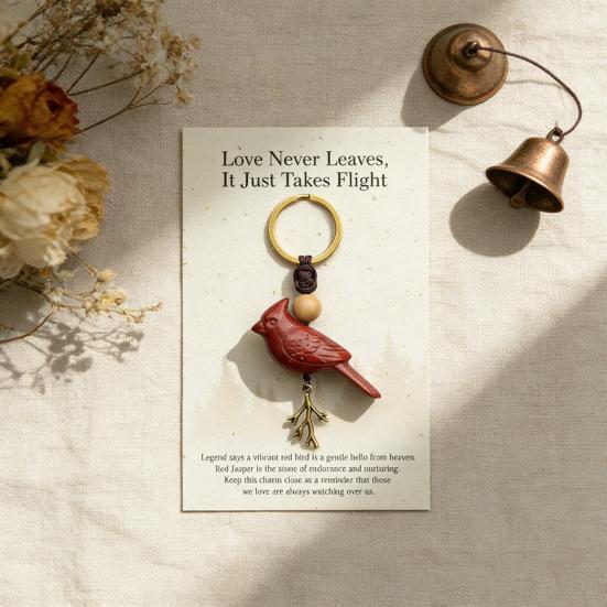 Песня Природы Брелок-Птица для Мира И Храбрости Натуральный Камень Птица-Амулет для Ключей Рюкзака Машины Счастливые Подарки для Мужчин Женщин