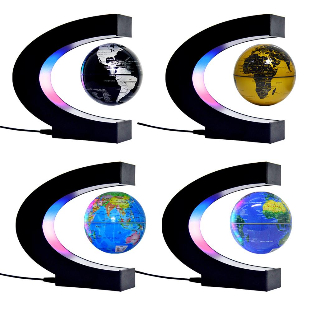 Hot Sale 3-inch Magnetic Levitation Floating Globe World Maps Floatted As a Gift