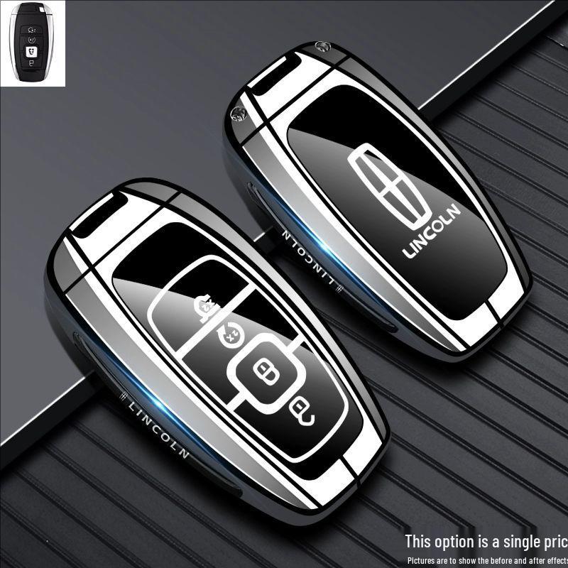 Совместимый чехол для ключа для Lincoln Z, Navigator, Adventure, Aviator, MKC, MKZ, Continental, MKX - Чехол для автомобильного ключа