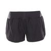 Womens Sports Series Soft Skin Logo Three-Quarter Casual Shorts Women Shorts Black BK1706