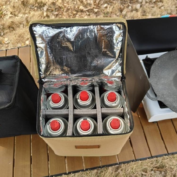 Сумка для хранения газовых баллонов для кемпинга, Защитный чехол для баллонов с топливом, Сумка для многоразовых газовых баллонов для кемпинга на открытом воздухе, приготовления пищи