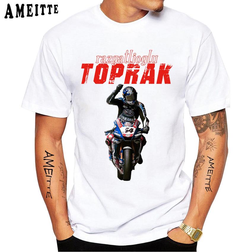 Toprak Razgatlioglu Number 54 Gp Racing Tshirt New Unisex Short Sleeve Boy Adventure Sport Casual White Tops Motorcycle Rider Tees