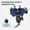 Octopus With Shock-absorbing Phone Holder And Rearview Mirror Model Rotate 360 ° For Motorcycle Bicycle Short Clamp Phone Holder