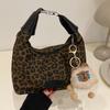 Сумка-тоут женская сумка новая ретро леопардовый принт нишевая сумка через плечо сумка для поездок на работу сумка-пельмень