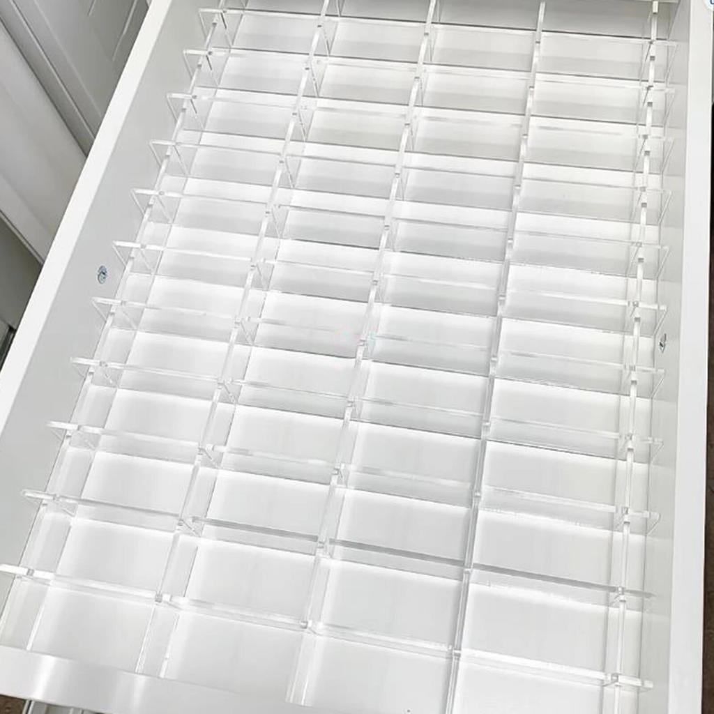 6pcs Acrylic Drawer Dividers Organizer Clear Plastic Drawer Partition Plexiglass Socks Kitchen Utensils Drawer Storage
