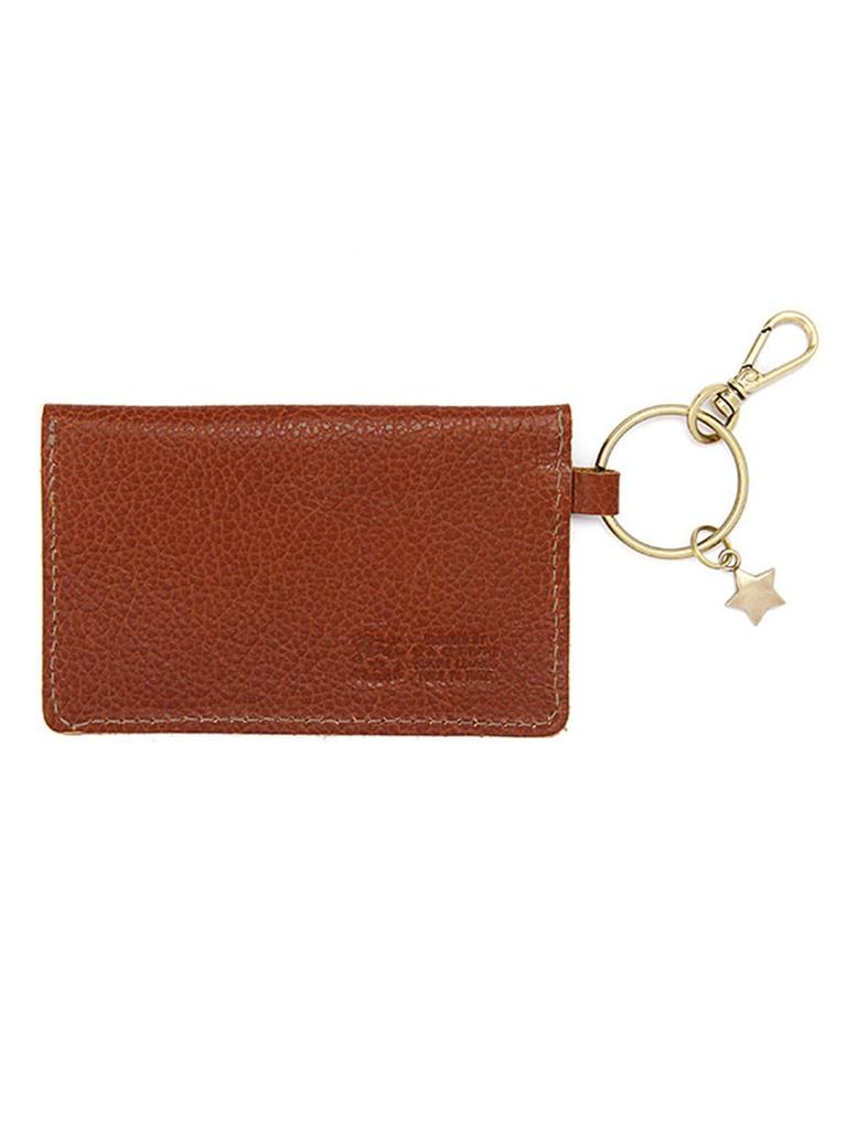 Card Case Key Ring F Discolored [Il Bisonte] 54_1_5452404350