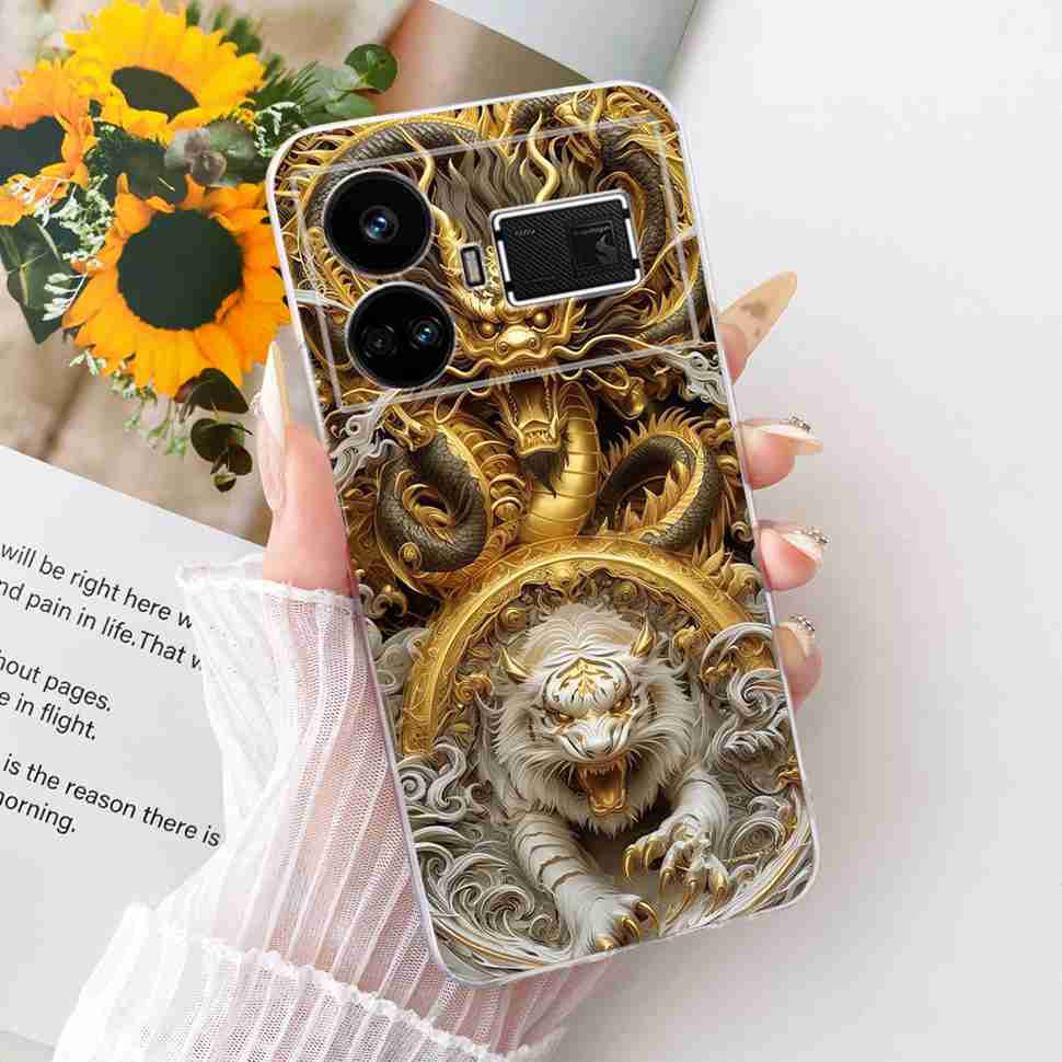 Colorful Fashion For Realme GT5 5G RMX3820 Case Silicone TPU Cover For Realme GT5 GT 5 240W 5G RMX3823 6.74" Bumper Phone Cases