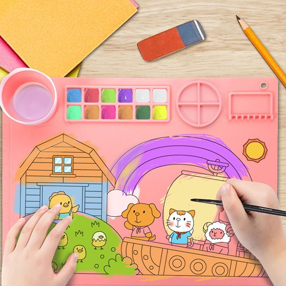 Силиконовый коврик для творчества Силиконовый коврик для рукоделия Поделки Граффити Живопись Коврик для рисования Силиконовый коврик для рисования Инструменты