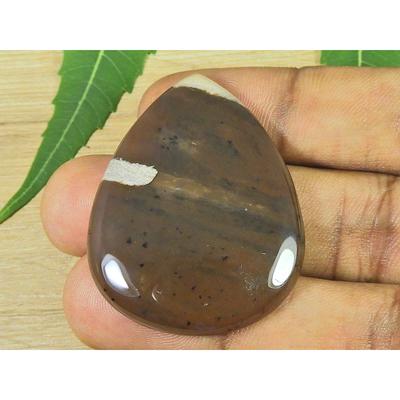 35X43X06MM натуральный медовый дендрит грушевидной формы кабошон россыпью драгоценный камень 65 карат. СК-3466