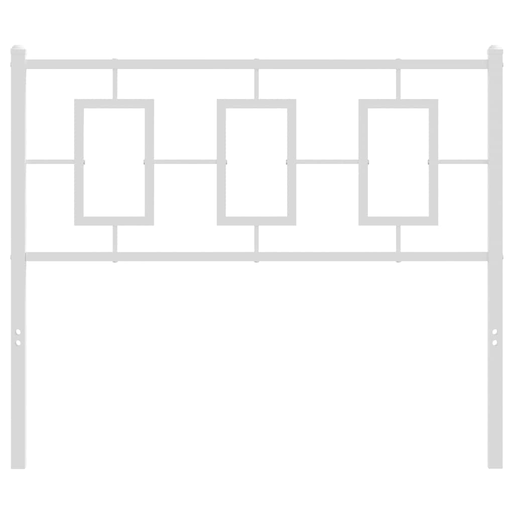 Replacement Headboard Metal White 100 cm