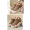 Cotton Shoes, Winter Women's New Warm Women's Boots, Boots with Fleece, Thickened Snow Boots, Cold Protection and Warm Cotton Boots