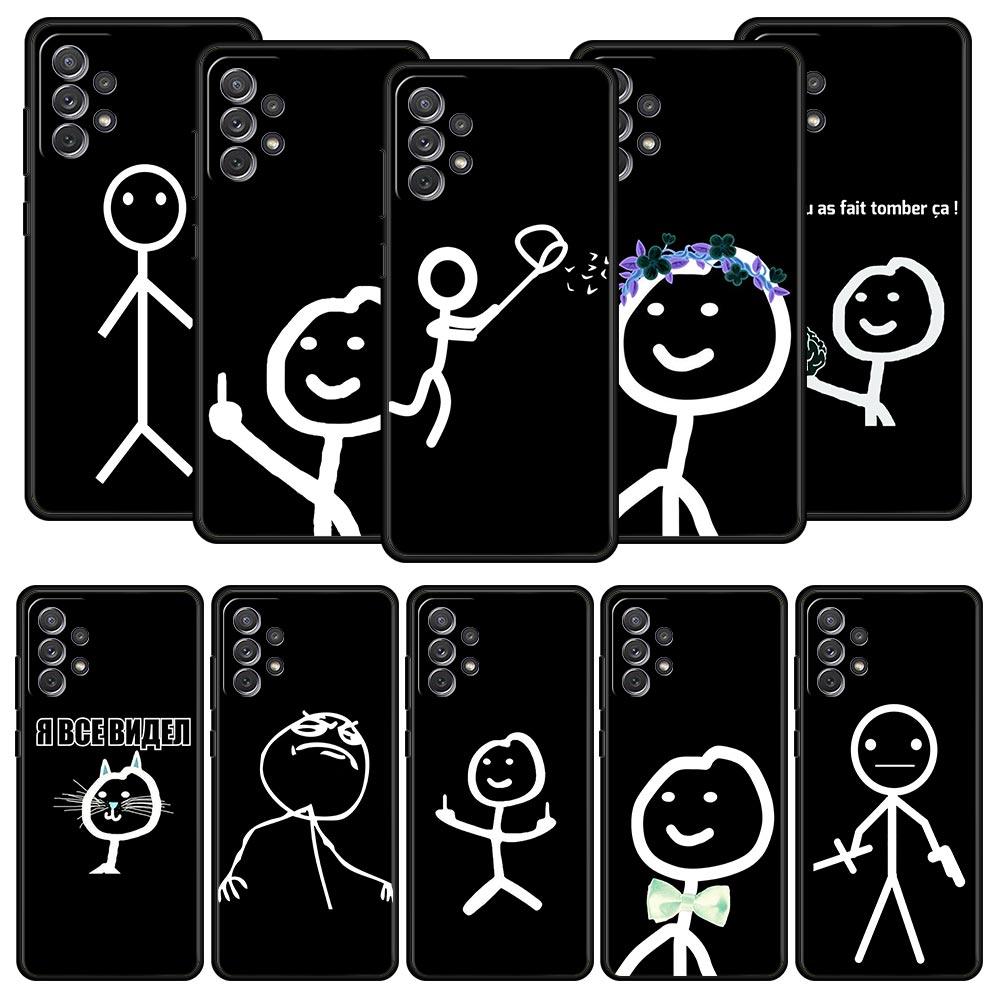 Милый мультяшный чехол для телефона Matchman для Samsung Galaxy A13 A51 A71 A41 A31 A21S A11 A03S A12 A32 A52 A22 A23 A33 A53 A73 5G