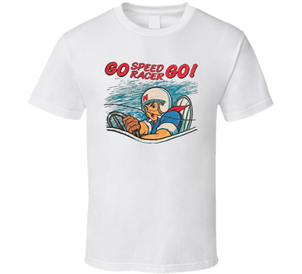 Go Speed Racer Go Vintage T Shirt Mens Womens Tees Top