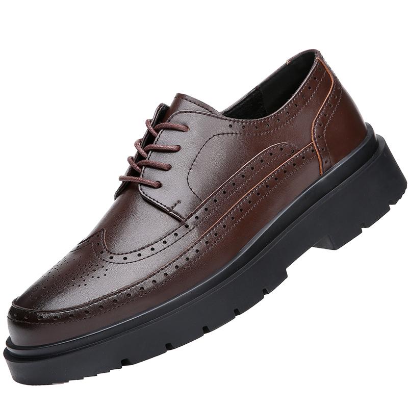 2024 Бренд Весна Осень Мужские Туфли На Шнуровке Повседневные Черные Кожаные Туфли Мужские Лоферы Роскошные Свадебные Вечерние Мужские Туфли Мужские