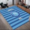 SSC Napoli Flannel Pattern Square Carpet,Area Rug,Carpet Rug for Living Room Bedroom Sofa Playroom Decor,Non-slip Floor Mat