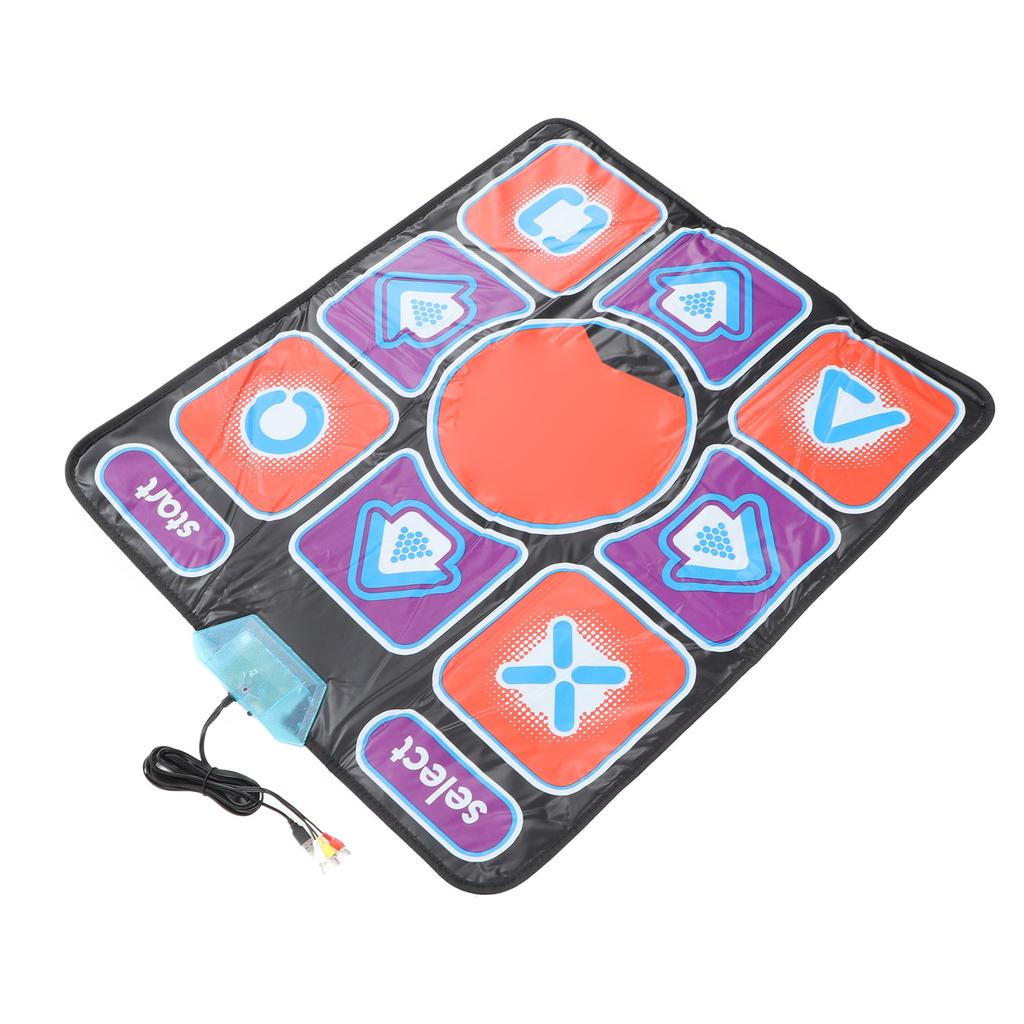 Танцевальный музыкальный коврик для одного человека, домашний ритм-степ-мат для игр, двойной объемный игровой коврик для