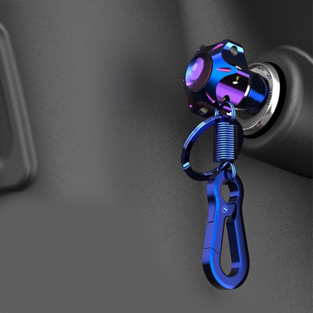 Accessory Motorcycle Keychain Motorcycle Key Head Shell Hexagon Keychain Key Head Cover Decorative