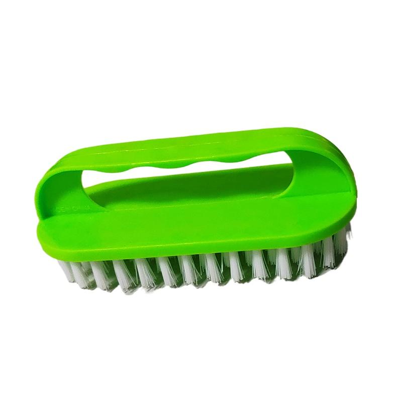 1/2 шт. Эргономичная щетка для чистки одежды и обуви с жесткой щетиной - Доступна в синем, розовом и зеленом цвете