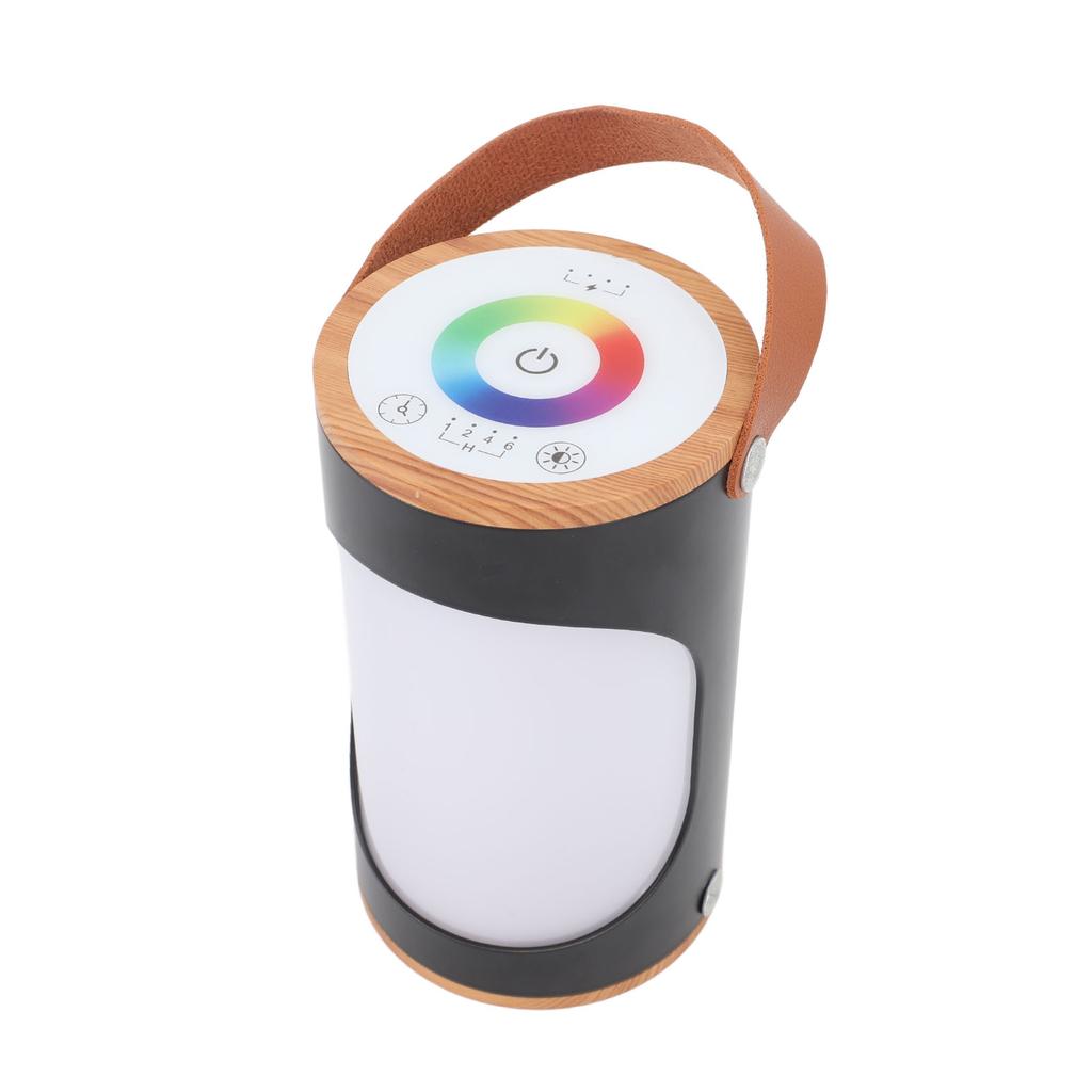 Night Light 7 Colors Multifunctional Portable Timing Brightness Adjustment Memory Function Ambient