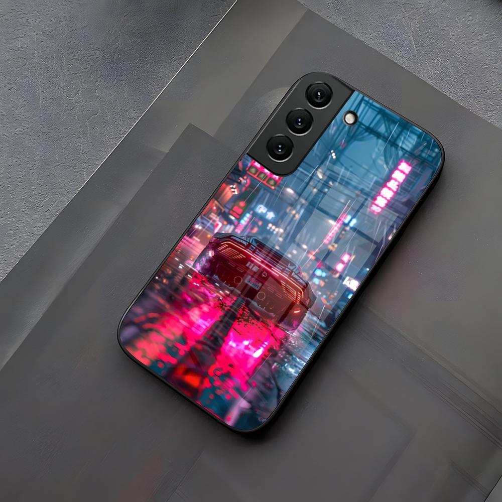 Чехол для телефона Supercar Стекло для Samsung Galaxy S23 S24 S21 S22 S20 Ultra Fe Plus A34 A54 A24 A52 A53 M54