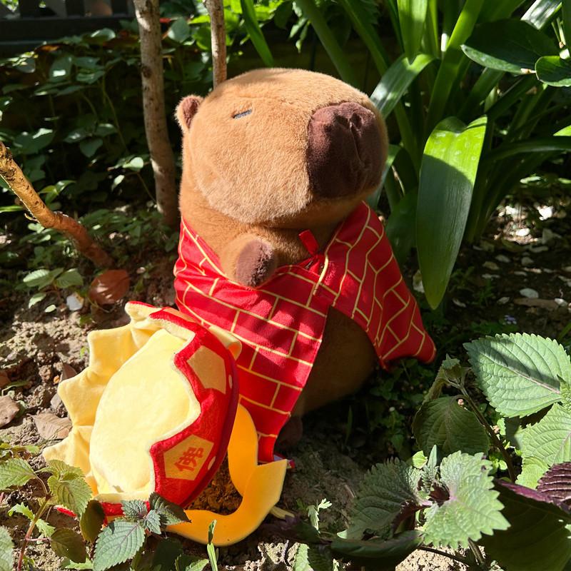 Кукла Tang Monk Capibala, плюшевая игрушка, кукла Capybara, детская тряпичная кукла, подарок Будды, норка, новый стиль