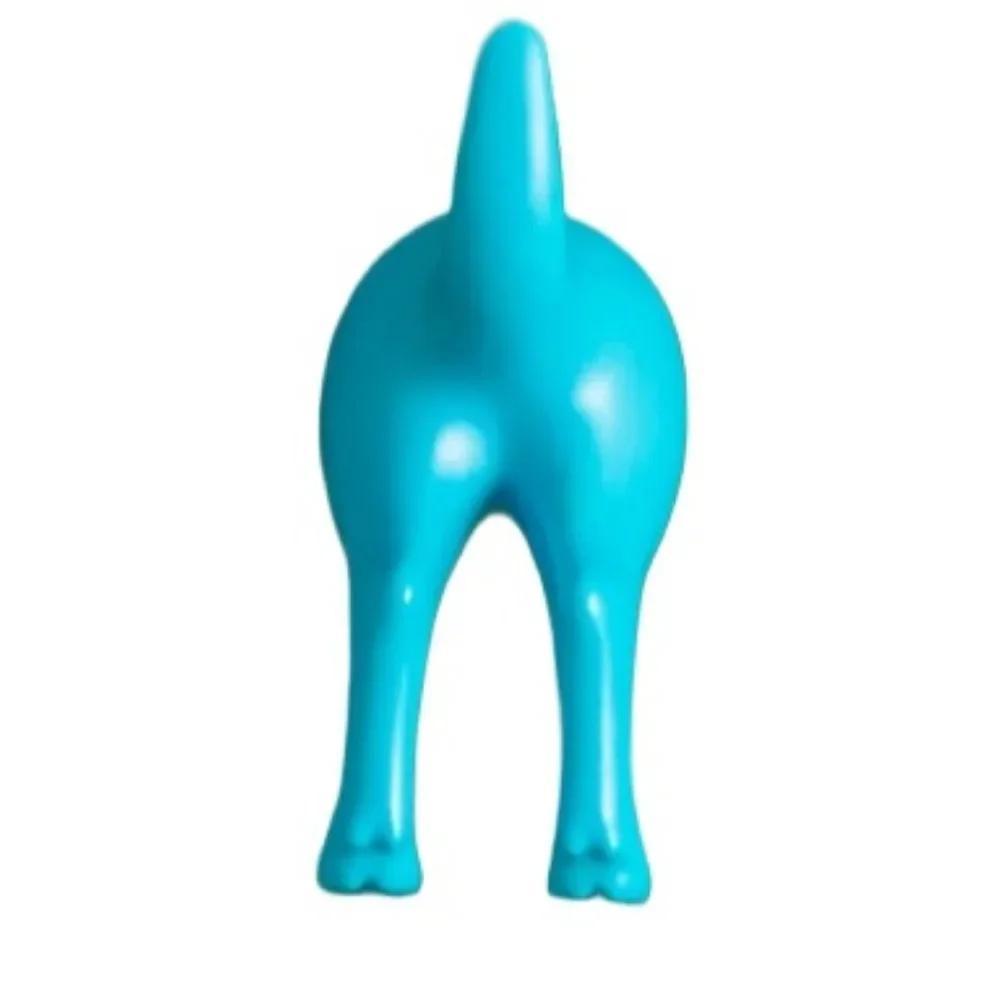 Крючки для хвоста собаки, шляпа, пальто, ключ, настенная вешалка, наклейка, украшение, креативный хвост, кухня, маленький крючок, настенное крепление, дырокол