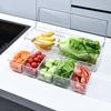 Removable Chilled Condiment Server Tray Organizer Food Container Fruit Serving Tray  Outdoor
