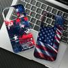 Патриотичный чехол для телефона с американским флагом для iPhone 17 16 15 14 Plus 13 12 11 Pro Max Граффити и Винтажный TPU Модный Чехол Обложка