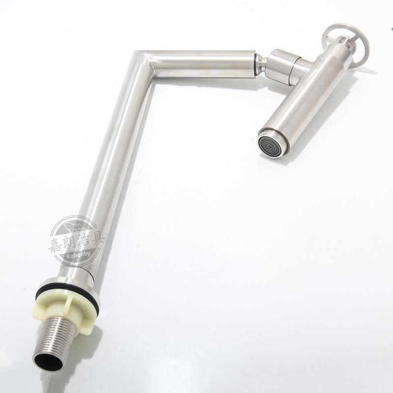 1 шт. 304 нержавеющая сталь одинарный холодный кухонный кран матовый/черный микрофон раковина роликовый шаровой кран вращающийся на 360° с 1 шлангом