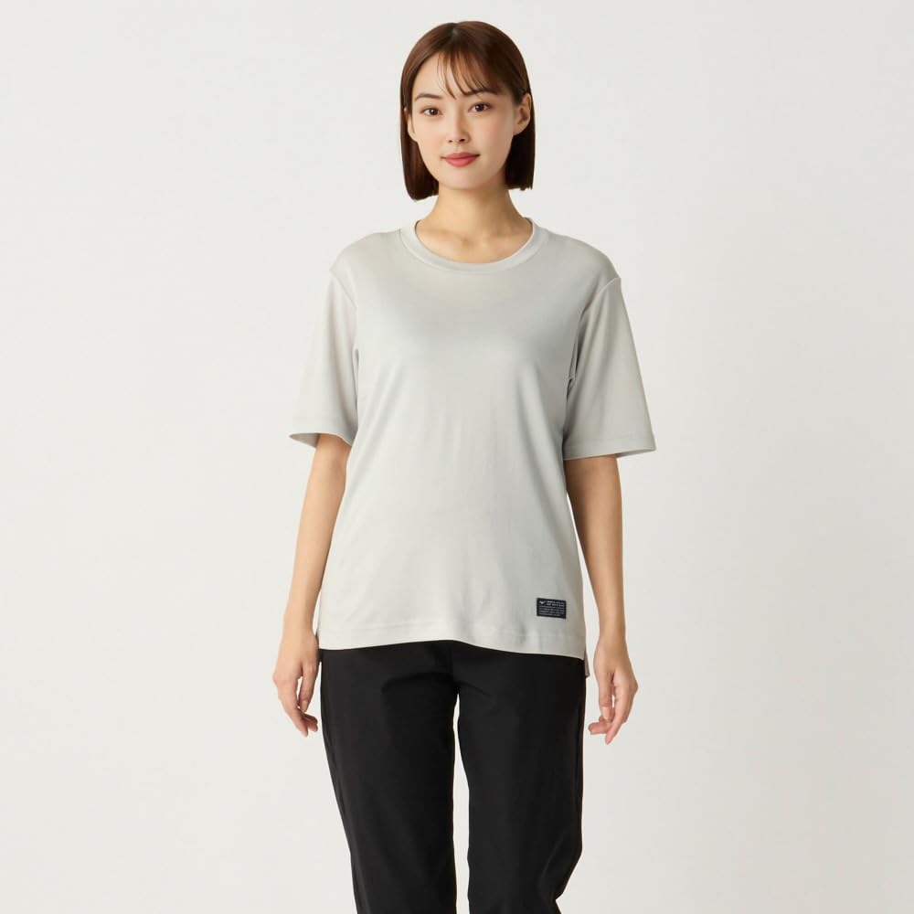 Тренировочная одежда Ice Touch с охлаждающим эффектом C2JAC101 серо-серебристый [Mizuno] Футболка