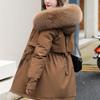 Зимнее пальто женское шерстяное пальто Parker Coat женское меховое пальто с капюшоном