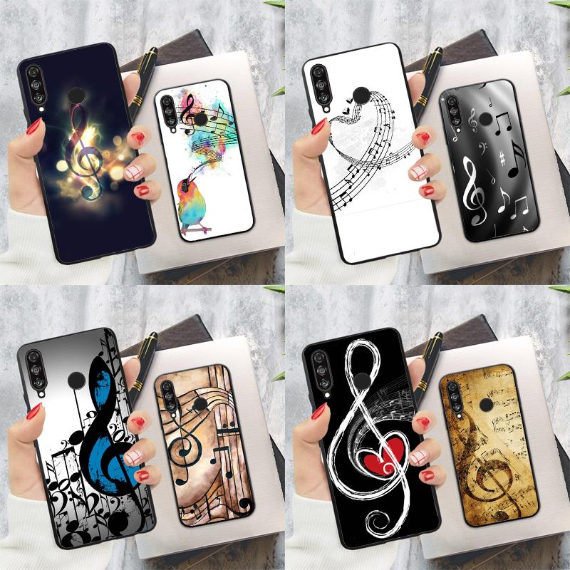 Символ Музыкальная нота Пианино Для Huawei Nova Y60 Y70 Y90 Y61 Y91 3i 7i 8i 11i Nova 9 10 SE 11 Pro P20 P40 P30 Lite Чехол