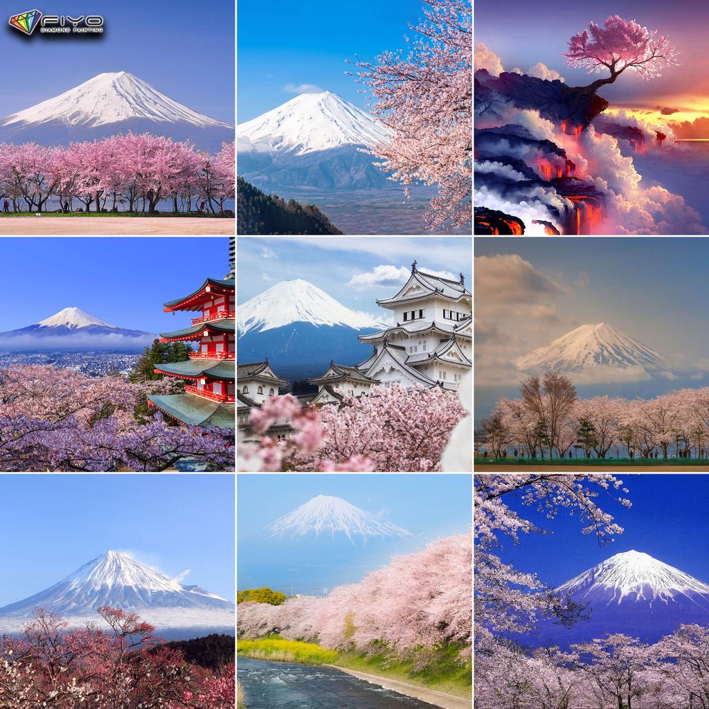 5D DIY Diamond Painting Landscape Architecture Full Diamond Square/round Diamond Embroidery Cross Stitch Collection Home Wall Decoration Art