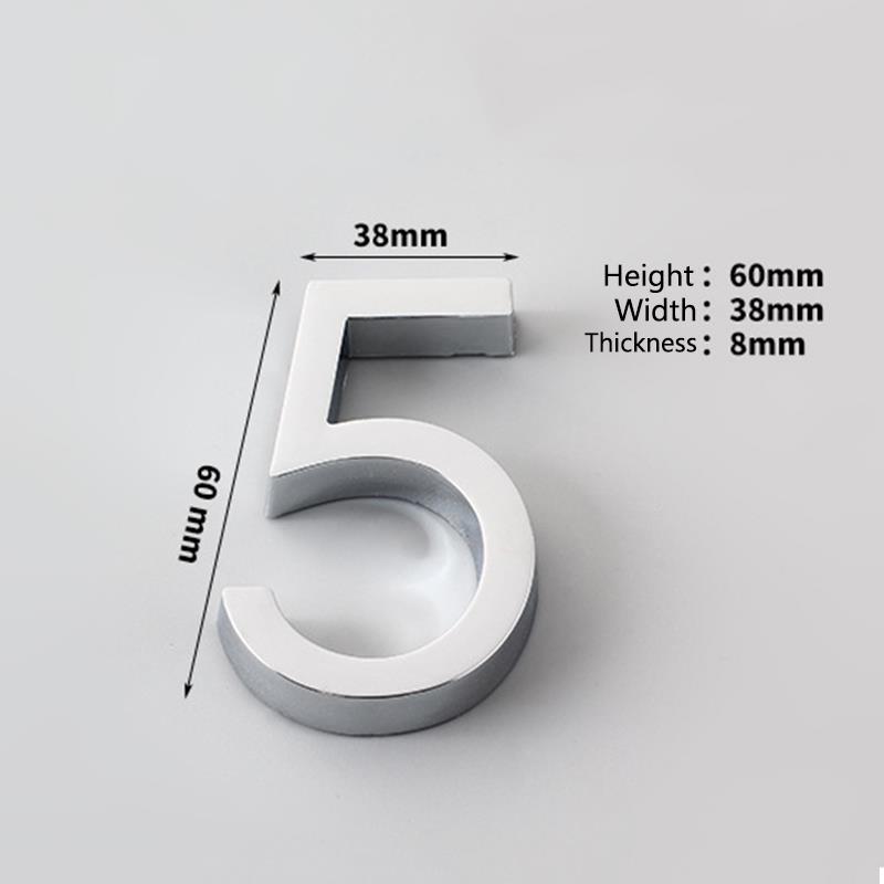 6 см 3D номер дома цифровая табличка с именем дверная табличка вывеска на выдвижном ящике дома покрытие номер двери пластиковая номерная этикетка отель домашний адрес табличка с номером дома