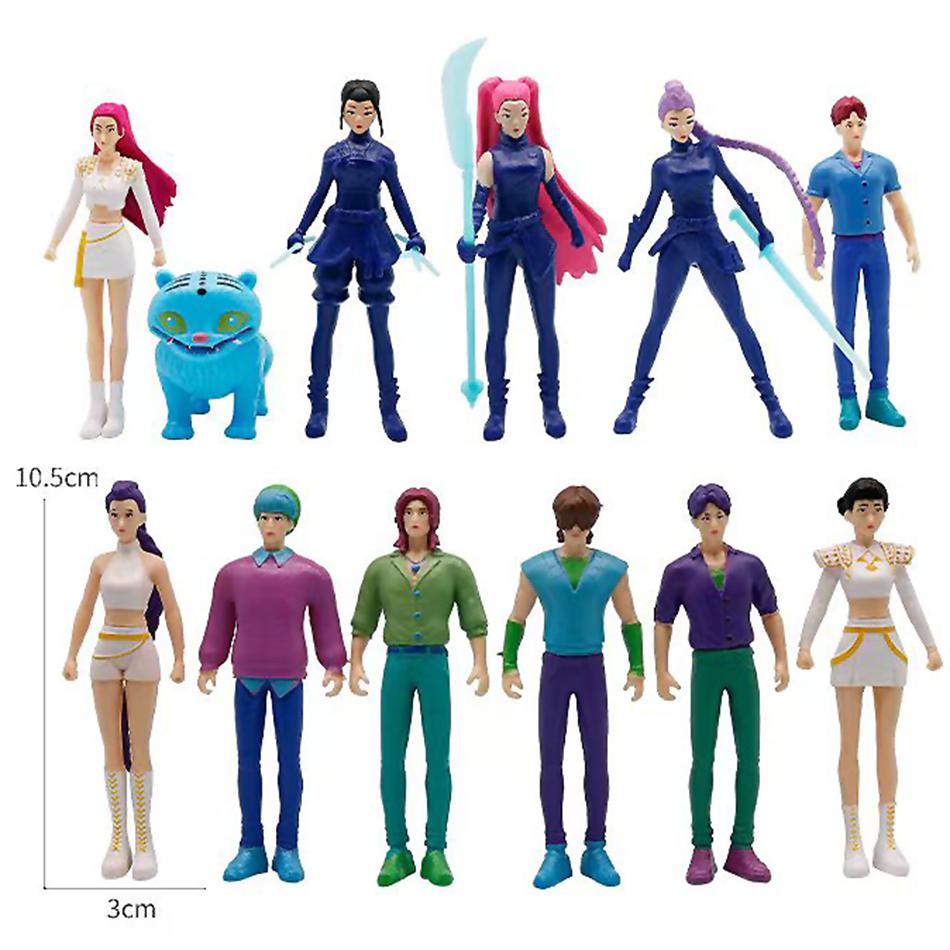 12-18 шт./Набор K-pop Охотники на демонов Фигурка-игрушка Derpys Tiger Rumi Mira Zoey Sussy Фигурка-кукла Для фанатов Подарок