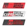1 шт. Автомобильный стайлинг Gazoo Racing GR 3D Значок из цинкового сплава для решетки радиатора автомобиля Металлическая эмблема Наклейка для Supra AE86 GT86 Corolla