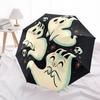 1pc Ghost Bunny Automatic Open/Close Umbrella - Compact Travel Umbrella, 8-Rib Heavy-Duty Construction, Ideal Gift, 28048