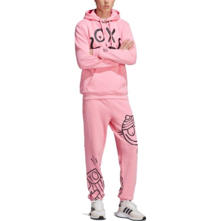 Adidas Originals André Saraiva Knitted Sweatpants Men's Blessing Pink IA6398
