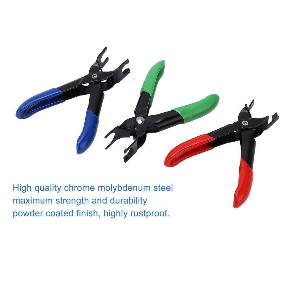3PCS Anti-Slip Handles Fuel Line Removal Pliers Detach Quick Couplings When Replacing Fuel Filters