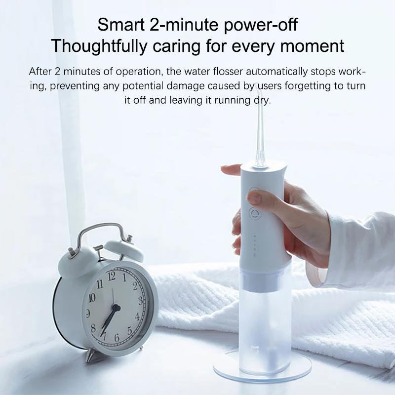 MEO701 портативный ирригатор для полости рта, отбеливание зубов, нить для щечных зубов, водяной импульс, водяная нить для зубов