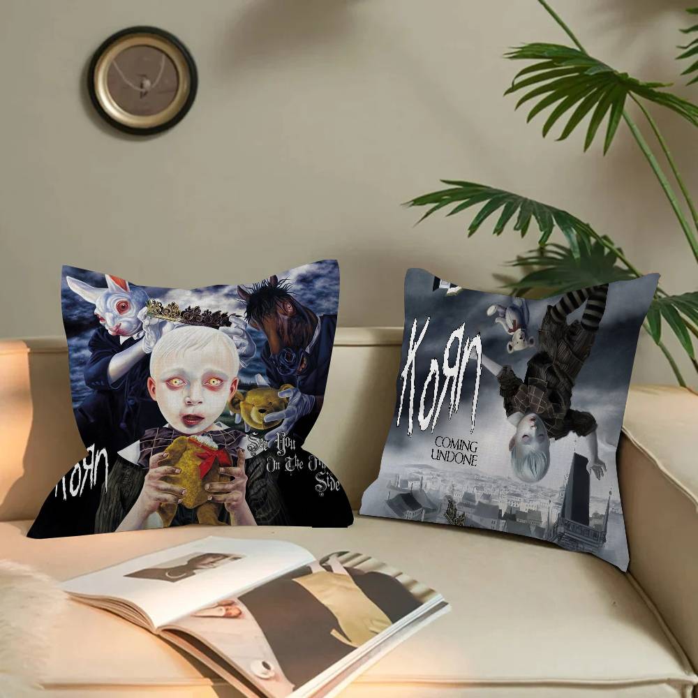 Рок-группа Korn Без названия Делюкс Стежок Наволочка Lucky Dragon Наволочка для диванной подушки Украшение дома и комнаты Детский подарок
