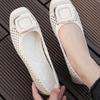 New Hollowed-out Mom Shoes Shallow-soled Soft-soled Women's Shoes with Thick Heels