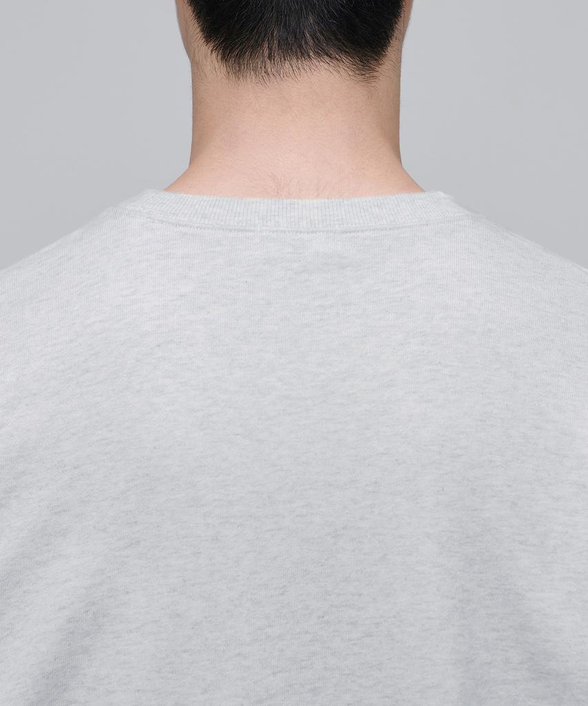 MUSINSA STANDARD Oversized Sweatshirt [Melange Light Grey]